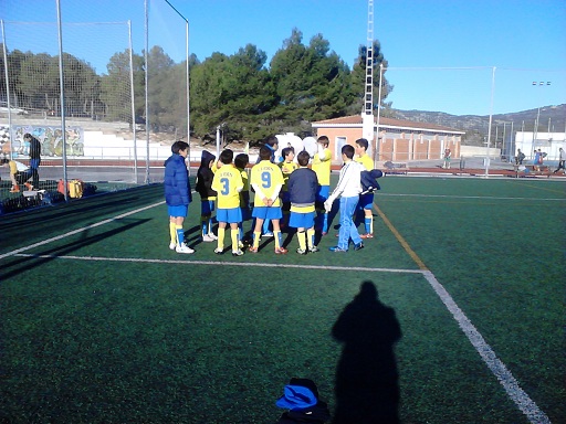 Alevín A antes del partido