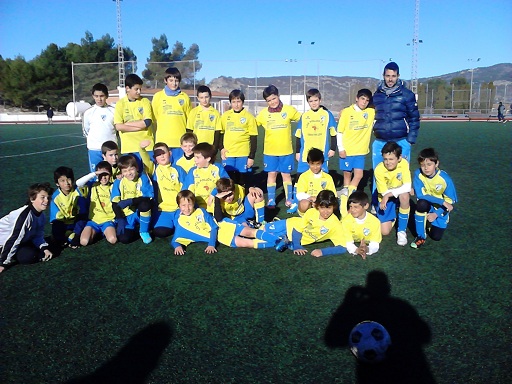 Alevín A y Alevín B tras el partido