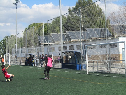 Carlos, durante una acción de juego del último partido disputado hasta la fecha.
