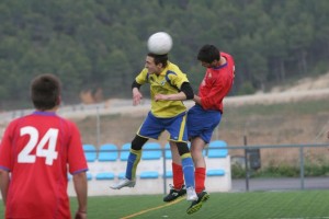 En la imagen Diego, entrenador del Cadete.