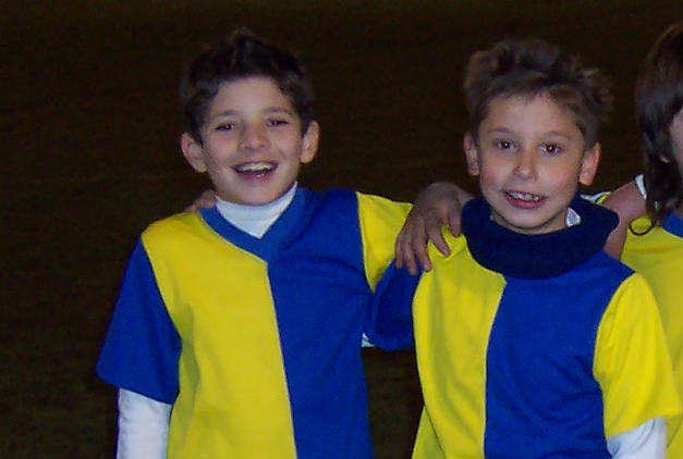 Ignacio y Chema en su etapa como benjamines del C.D. Vedruna.