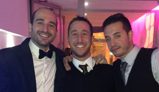 Bas, Pepillo y Oscar, tres de los protagonistas amarillos este último fin de semana.