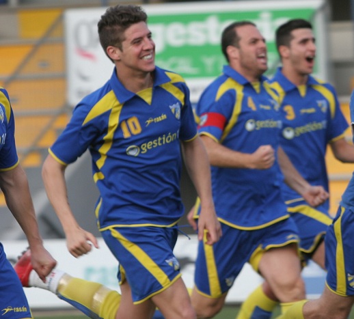 Jorge Mauro, con tres goles, uno de los protagonistas en el día de hoy.